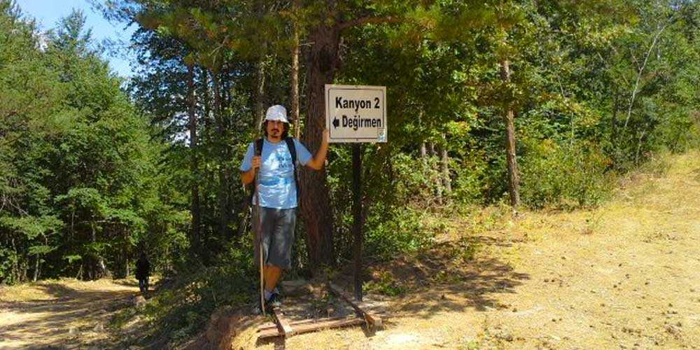 İznik Sansarak kanyonu Değirmen girişi