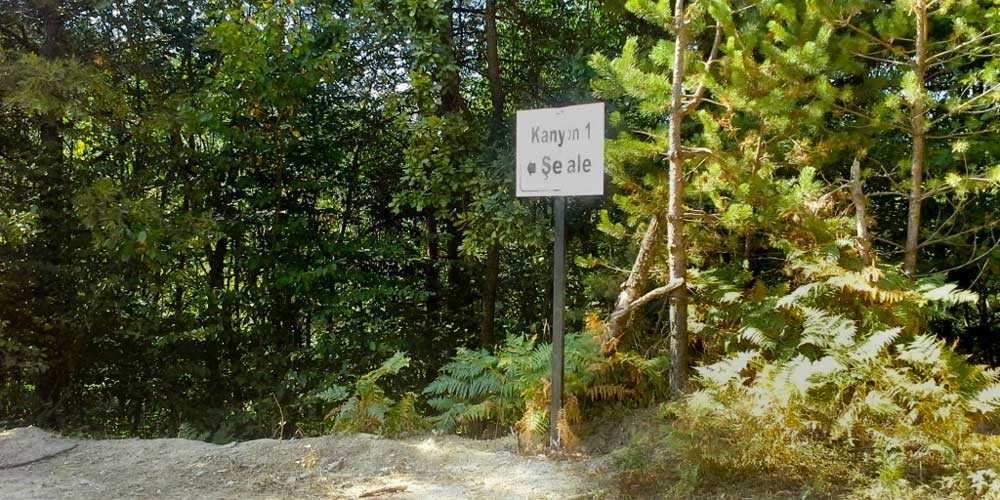 İznik Sansarak kanyonu Şelale girişi